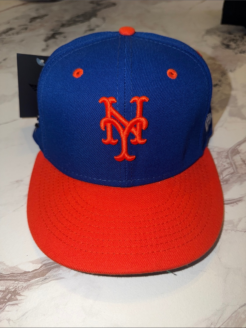New Era New York Mets Royal Blue and Bright Orange Fitted Hat